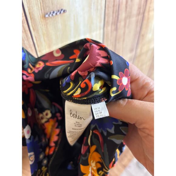 Boden Full Coverage Floral Swimsuit Bottom Size 8 - Picture 7 of 7
